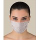 Couple of Protective Blue color washable masks for Adult made of TNT and Natural cotton