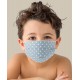 Couple of Protective washable masks for KIDS made of TNT and Natural cotton
