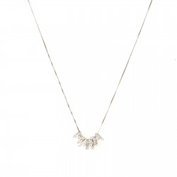 Neclace made of Silver 925 with Charms with Cubic Zirconia