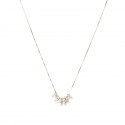Necklace made of Silver 925 with Charms with Cubic Zirconia